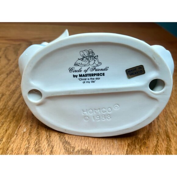 Vintage 1988 Homco, Masterpiece Circle Of Friends Christ Is The Star Of My Lif - Picture 10 of 12